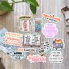 12 Pcs ADHD Stickers Pack, Funny Mental Health Vinyl Decals with Hyperfocus and Neurodivergent Quotes for Laptops, Water Bottles, Journals, Scrapbooking, and Therapy Gifts 7 view 2
