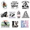 10 Pcs Tap Dance Stickers Pack, Funny Tap Dancing Vinyl Decals with Shoes and Quotes for Dancers, Teachers, Students, Scrapbooking, Laptops, Water Bottles, Journals, and Dance Studio Gear 5 view 1