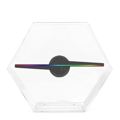 30cm 3D Advertising Holographic Display Projector Light Hologram Fan WIFI Videos LED Lamp Beads For Halloween,Christmas