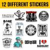 12 Pcs Radiology Stickers Pack, Funny X-Ray Tech and Radiologic Technologist Vinyl Decals with Skeletons, Bones, and Medical Humor for Laptops, Water Bottles, Clipboards, Tumblers, and Journals 8 view 3