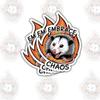 3 Pcs Possum Embrace Chaos Choose Violence Stickers Funny Chaotic Possum Meme Vinyl Decal for Laptop, Water Bottle, Notebook, Helmet, and Gremlin Energy Fans 3"x3" 7 view 1