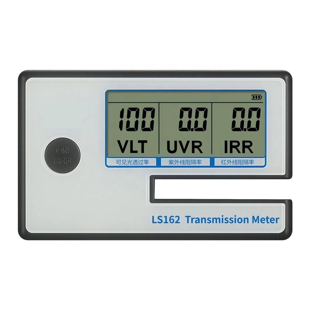 Portable Window Tint Transmission Meter LS162 Measure IR Rejection UV Blocking Rate Visible Light Transmittance with Automatic Calibration(LS162A)
