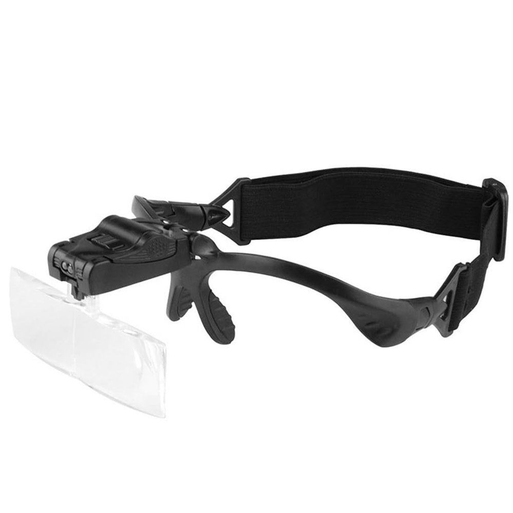 Magnifying Lens with Glasses On Multifunctional Glass