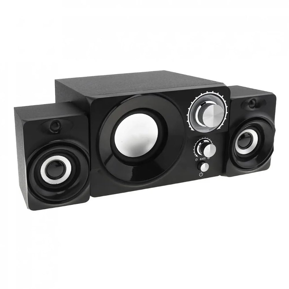 11W Subwoofer Portable Music Computer Speaker with 3.5mm Audio Plug for Desktop TV PC