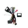 16 Pin Power Wiring Harness Cable Adapter Canbus Box Decoder Compatible with BMW X3 E83 2006-2010 Android Car Radio Stereo view 1