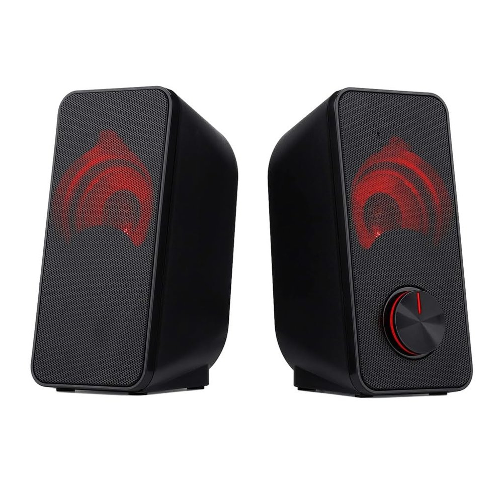 kuaidh Gaming Speaker 2.0 Channel Stereo Desktop Computer for PC Home Notebook TV Loudspeakers