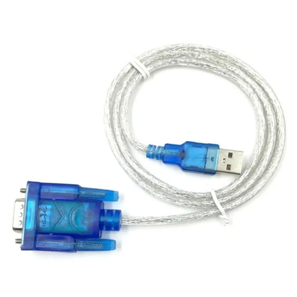 ACGTUY 80cm USB 2.0 to Serial RS-232 DB9 9Pin Chipset Support Adapter USB RS232 Ch340 Cable WIN10 Converter