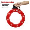 4mm 10/15/20/25/30m Cable Puller Fish Tape Reel Puller Fiberglass Nylon Conduit Ducting Rodder Pulling Wire Cable Fishing Tool(4mm x 30M) view 3