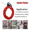 4mm 10/15/20/25/30m Cable Puller Fish Tape Reel Puller Fiberglass Nylon Conduit Ducting Rodder Pulling Wire Cable Fishing Tool(4mm x 30M) view 4