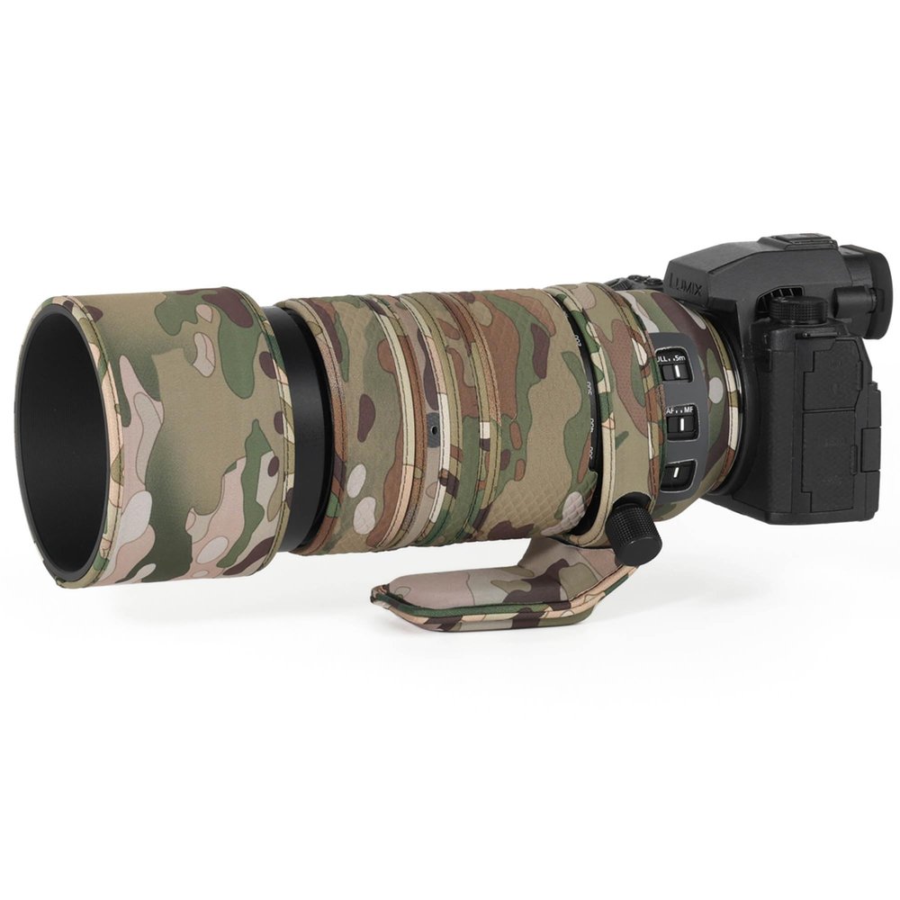 CHASING BIRDS Lens Camouflage Waterproof Coat for LUMIX S 100-500mm F5-7.1 OIS Rainproof Lens Protective Cover Version IV (Desert)