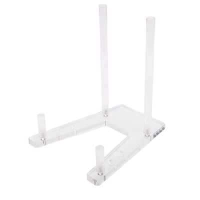 Aramox Adjustable Acrylic Picture Stand Clear Display Holder, for Books, Art, and Tablets, Personalized Photo Holder for Tabletop, Shelves, and Galleries