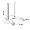 Aramox Adjustable Acrylic Picture Stand Clear Display Holder, for Books, Art, and Tablets, Personalized Photo Holder for Tabletop, Shelves, and Galleries view 3