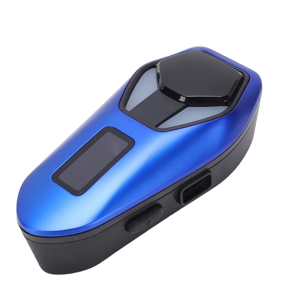 Wisoqu Motorcycle Helmet Bluetooth Headset, Stable Bluetooth 6.0, IP65, Support Dual Intercom and Music Sharing, AI Sound Assistant