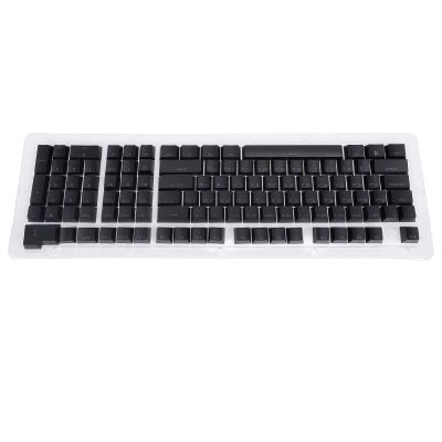 112 Keys Arabic Keyboard Keycaps Durable ABS Material Keyboard Keycaps Set for Backlit, Suitable for Arabic Speakers, for 61 64 68 84 87 96 98 100 104 108 (Black)