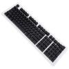 112 Keys Arabic Keyboard Keycaps Durable ABS Material Keyboard Keycaps Set for Backlit, Suitable for Arabic Speakers, for 61 64 68 84 87 96 98 100 104 108 (Black) view 2