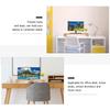 NOLITOY Computer Monitor Riser Stand Desktop Organizer Rack for Laptop Printer with Stable Height Fit for Office School Ergonomic Eye-level Design view 2
