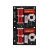 Estink Speaker Crossover, 2Pcs 2 Unit Audio Frequency Divider Hi Fi Sound Filter Module Board for Treble Bass with Wire Wound Ceramic Resistor view 2