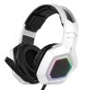 CHEOTIME Stereo Gaming Headset, Gaming Headset for PC, Portable Over Ear Headphones, Sports Headset for PCs, Comfortable Gaming Headphones for Laptop (for K10 White) view 3