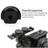 Dual Cold Shoe Exten Mount, C Exten Bar with k, Aluminum y Bracket for Phone Flash , Space for Tr and C Hot Shoe view 2