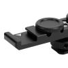 Dual Cold Shoe Exten Mount, C Exten Bar with k, Aluminum y Bracket for Phone Flash , Space for Tr and C Hot Shoe view 3