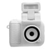 Akozon 1080P Tiny Digital Camera 1.44 Inch HD Display Thumb Sized Camera Keychain with 32GB Memory Card Built in Flash (White) view 3