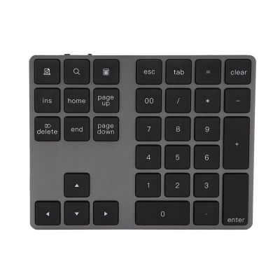Acouto 34 Keys Numeric Keypad Mini Numpad for PC and Laptops