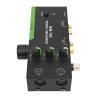 Keenso Phono Preamp, Aluminum Alloy Adjustable Preamplifier, MM MC for Turntables, Enhanced Sound Quality with Frequency Control for Audiophiles (US Plug) view 2