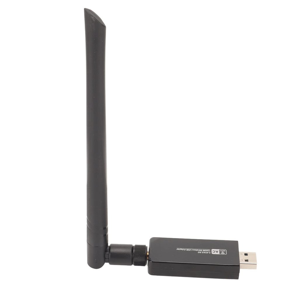 AUNMAS 300 + 866 Mbps USB 3.0 Band Wireless Network Card, WiFi Adapter with Fast Transmission Speed, Leaves and Game to, ABS Material