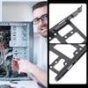 Didiseaon 3PCS Internal Hard Drive Mounting Bracket Tray for SSD Drive Stable Desktop Computer Drive Bay Holder with Open Design Easy Installation and Performance view 4
