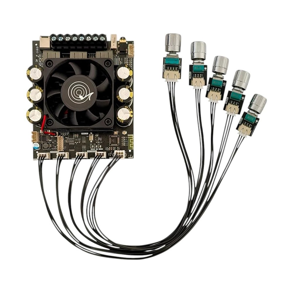 160W 160W 220W 2.1 Channel BT 5.1 Power Amplifier Board ADAU1701 DC 15-36V AURX for Subwoofer Speaker Theater