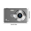 48mp Portable Compact Digital Camera with 32gb Card, Vlogging Camera with 4 Inch Tft-LCD Screen, Cameras for Photography, 16x Zoom Photo Cameras, 1080p Photography Supports (Gray) view 2
