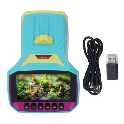 Handheld Digital, Portable C with 3in Sn, 10 800X Magnification for s Science Exments, it Board Testing Identification