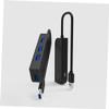 BESPORTBLE USB Multifunction Hub Expansion Transfer Adapter Portable USB Splitter for Laptop Computer Abs Material High-Speed Data Transfer view 3