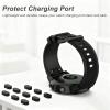 Black Charger Port Protector for Fenix Silicone Dust Plug Compatible for Garmin Fenix 8/7/7S/7X/6/6S/6X/5/5S/5X Plus, Instinct 2/3, Forerunner 45/245/945, Venu 2/3, Vivoactive 3/4/5 view 3