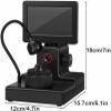 High-Definition Diamond Girdle Viewer, 360 Rotatable Digital Microscope with LED Light for Jewelry Inspection and Gemstone Analysis, for Professionals and Hobbyists view 2