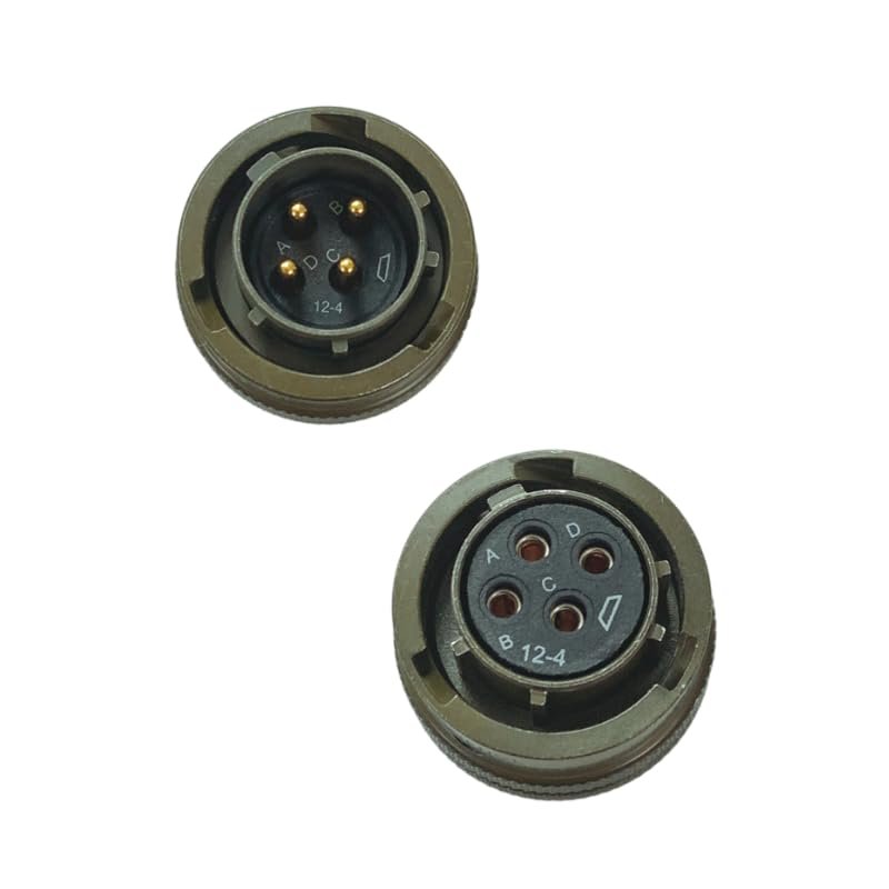 ORVVNQORF 1pc PT06E-12-4P 4 Pin Core Aviation Plug Connector Waterproof