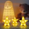 6 Pcs LED Stars Night Light Can Be Hung On The Wall Kids Room Room Light, Suitable for Birthday Party Holiday Decoration Baby Room Nursery Decoration (Star-6pcs) view 4