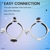 Bloepum 2 Pcs 80DX Astronomical Telescope Ring for Main Lens with an External Diameter of 90mm view 3
