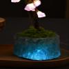 FLCSIed 20 LED Powered by AA Batteries(not Included) Crystal Amythyst Tree Night Light - Ambient Lamp with Timer & Genuine Amethyst Crystals | Perfect Home Decor & Thoughtful Gift (Purple & Blue) view 4