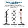 1x3 3D Hologram Fan 50CM Holographic Projector Advertising Display Light For Stores Bars Party For Halloween,Christmas view 2