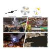 3D Hologram Fan, 41CM HD WiFi Projector For Business Store Advertising Bar Party Decor DIY For Halloween,Christmas view 3