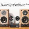 MOUDOAUER 20M Receiver Bluetooth 6.0 Audio Adapter, Speaker Microphone Audio Wireless Adapter, RCA/AUX view 3