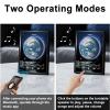 Music Picture Frame Bluetooth Speaker - Rotating Turntable Wireless Speaker Song Plaque, Light Up Music Plaque Art Paintings Frame with LED Light, Home Desk Decor Gifts for Men & Women (Earth) view 4