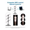 45cm 3D Holographic Projector Fan, Advertising Display Real Time Led Logo Machine Player Support Image Video Splicing For Halloween,Christmas view 4