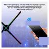 50cm Holographic 3d Projetor Rotary Imaging Fan Screen LED Screenless Display Stereoscopic Advertising Machine For Halloween,Christmas view 3