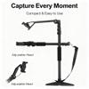 160cm Foldable Selfie Stick Tripod, 3 Section Phone Holder Stand, 360 Adjustable Camera Self Stick for Outdoor Studio Photography - Portable, Universal Compatibility, Easy Angle view 2