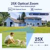 Anpviz PTZ POE Camera 8MP+4MP 25X Optical Zoom Color-Vu & IR Acusense Network Speed PTZ Dome, 180Panoramic DarkFighter, Human/Vehicle Detection, 330ft IR Smart Linkage Tracking, PTZIP4C425XIR-P-N view 2