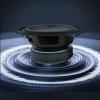 JINPIAOPIAO 4Inch Round 25W 4Ohm Rubber Edges Loudspeaker with IPX7 Waterproof Rating for Outdoor Wireless Auditory view 2