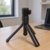 PUSOKEI Mini Camera Tripod for in sta360 X4 / X3 / ONE X2 / ONE R/ONE X, Aluminum Alloy Portable Selfie Stick Handle Grip, 360 Rotatable Desktop Tripod, 3KG Load Bearing view 3