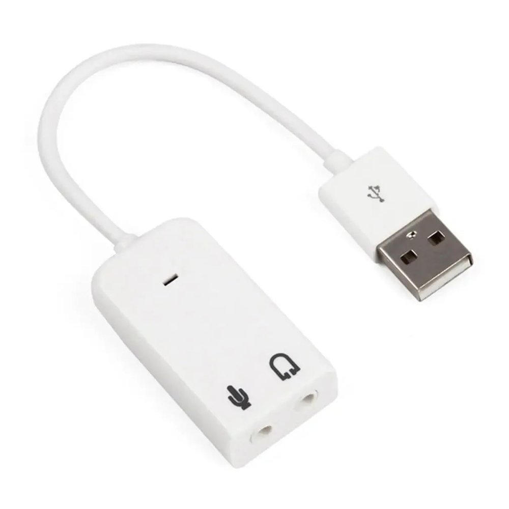External Sound Card 10PCS Laptop Sound Card with 3.5mm Headphone and Microphone Jack USB Audio Adapter External for Windows, Mac,Desktop